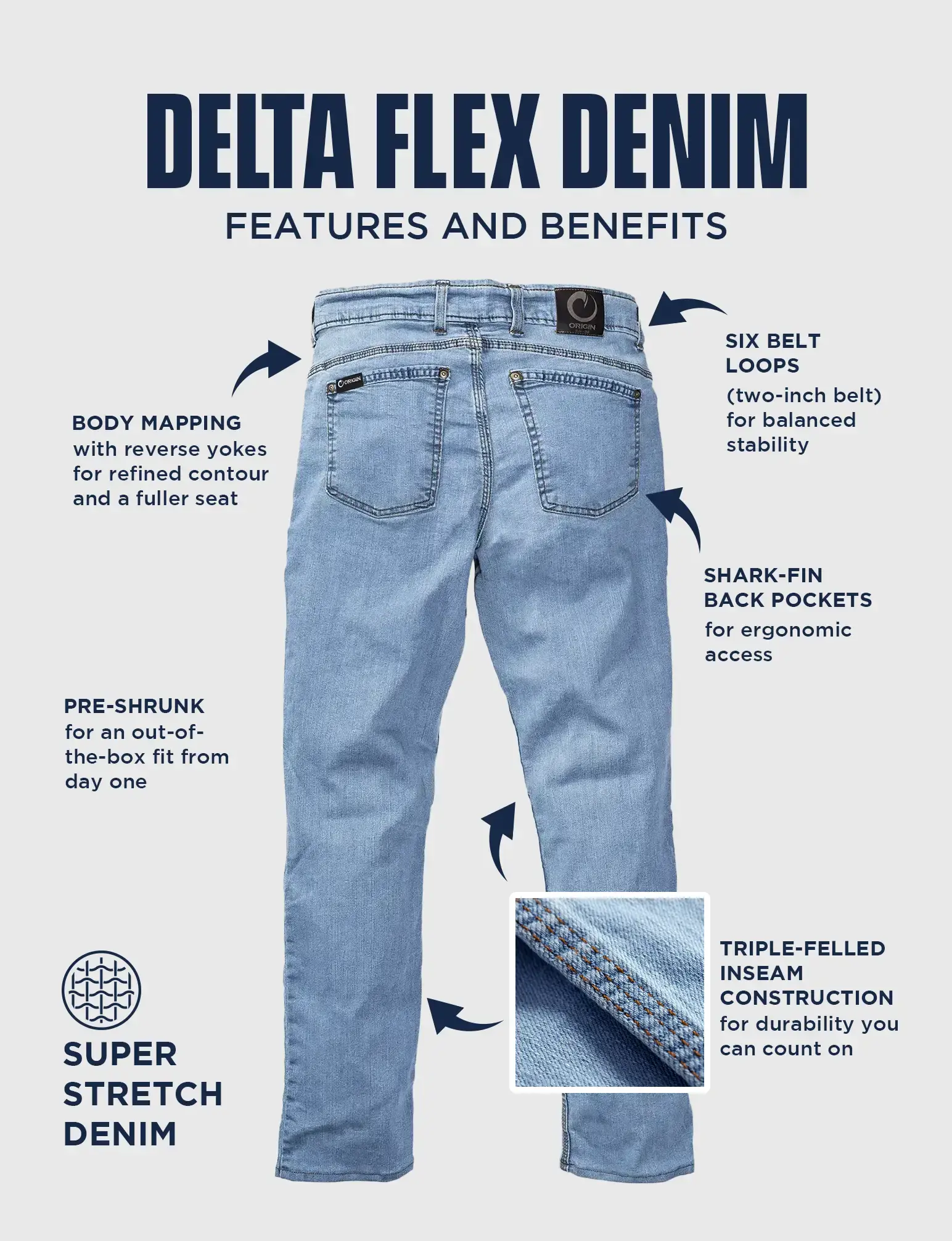 DELTA FLEX JEANS - TAPER - Image 9