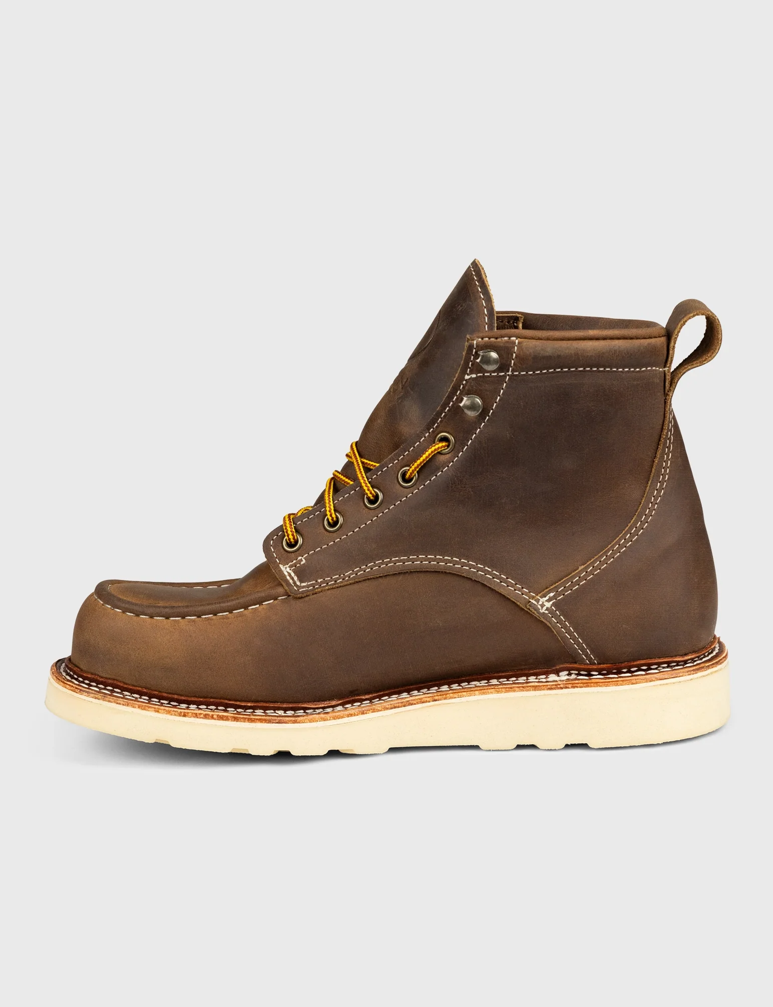 MAINE MOC TOE BOOT - NATURAL WEDGE SOLE - Image 14