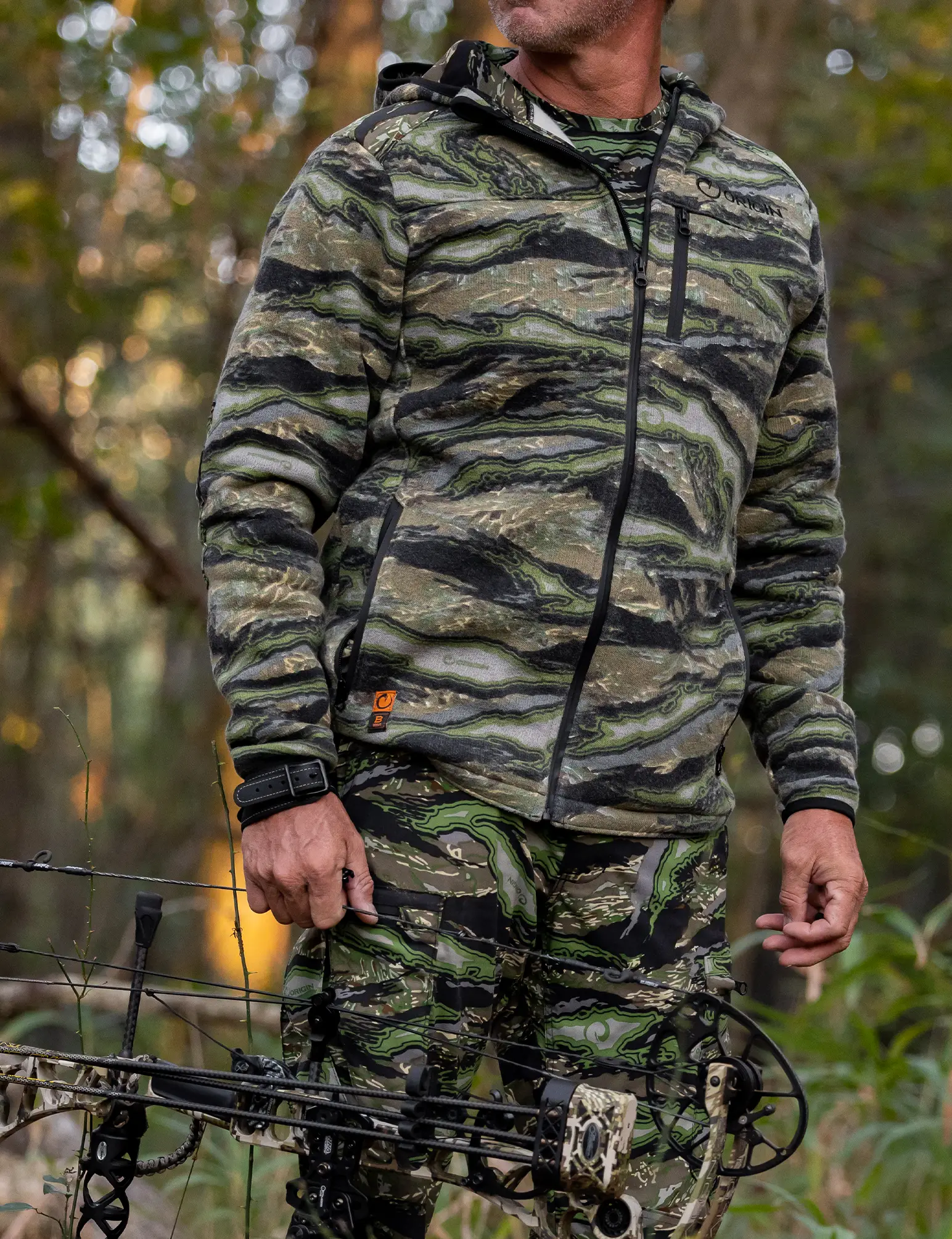 ORIGIN STEALTH WOOL® HOODED JACKET - ORIGIN RAPTOR® CAMO - Image 3