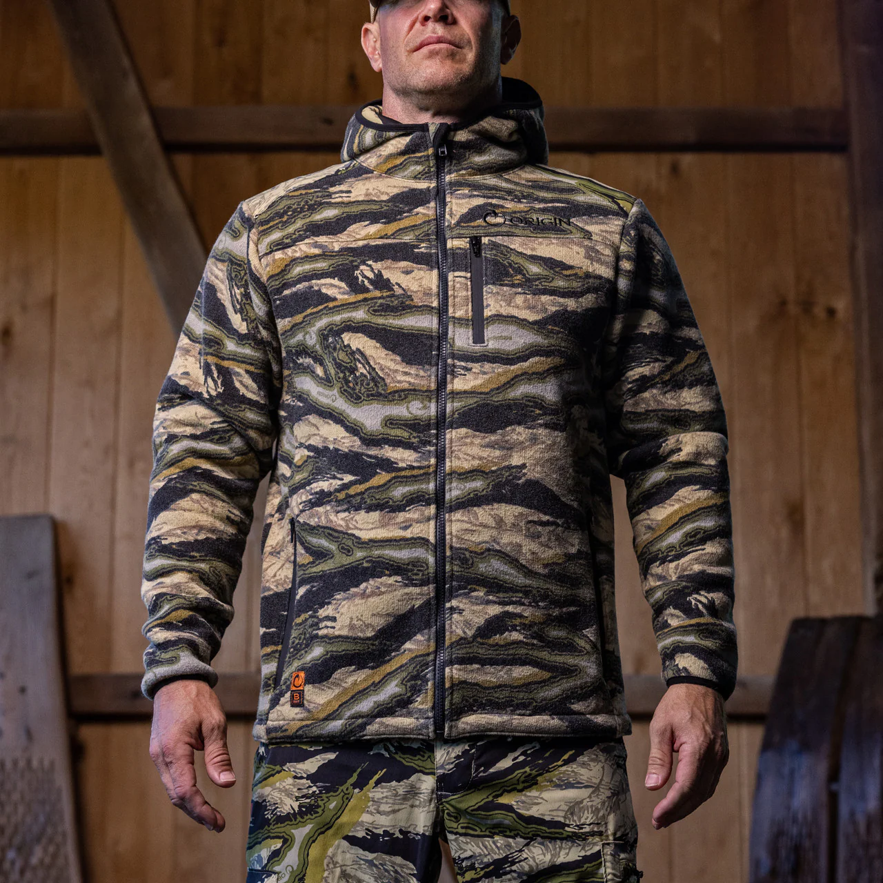ORIGIN STEALTH WOOL® HOODED JACKET - ORIGIN RAPTOR® CAMO - Image 6