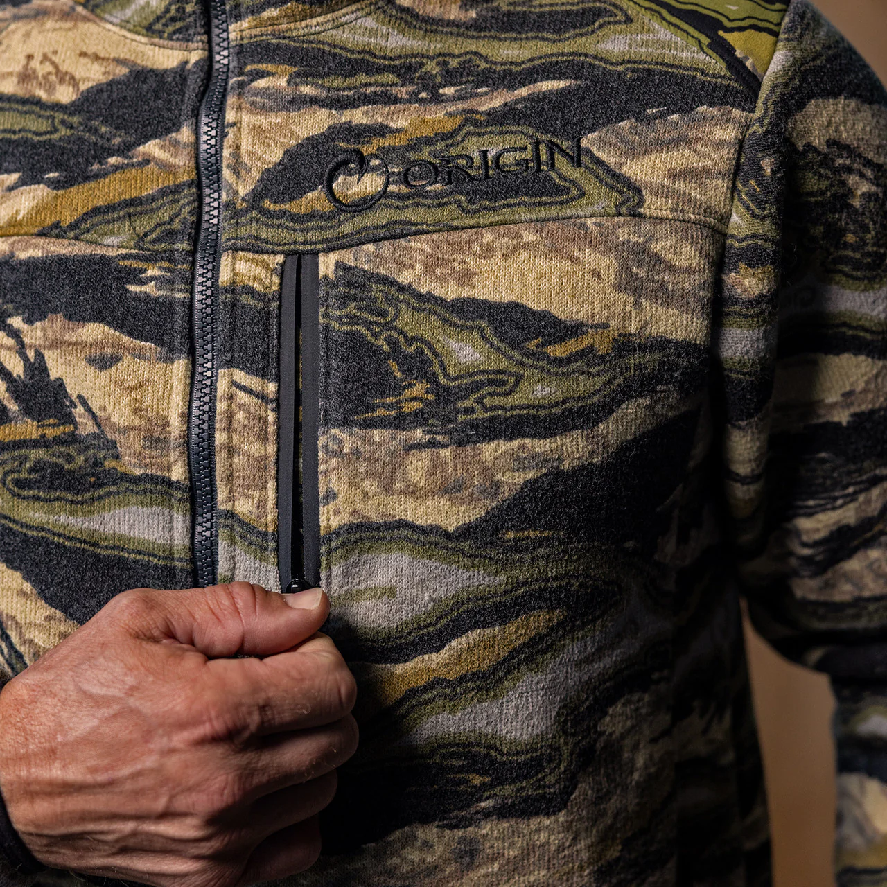 ORIGIN STEALTH WOOL® HOODED JACKET - ORIGIN RAPTOR® CAMO - Image 9