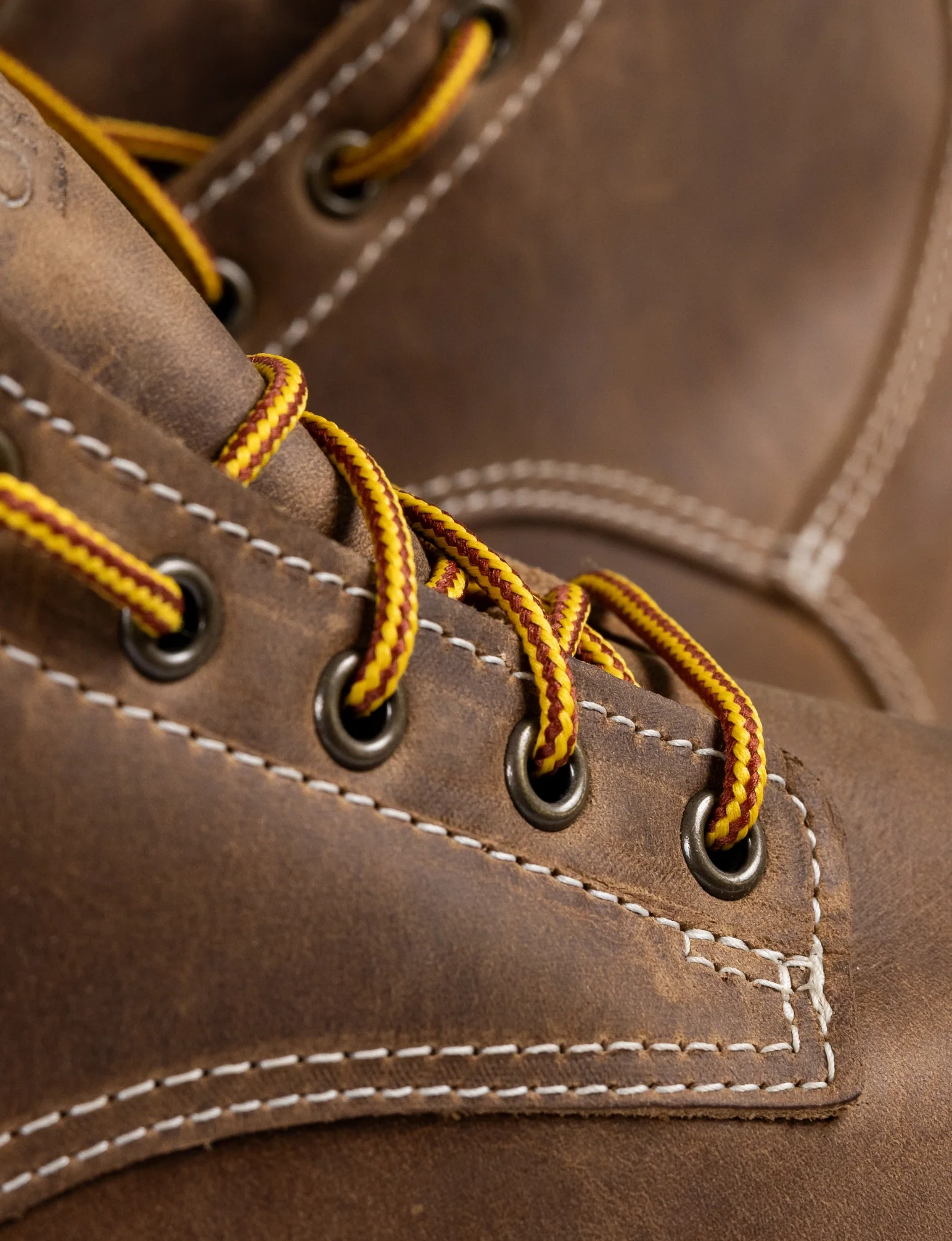 THE WILTON 6" STEEL TOE WORK BOOT - NATURAL WEDGE SOLE - Image 7